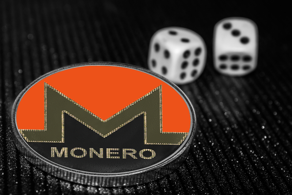 Coin,Cryptocurrency,Monero,And,Rolling,Dice.,Xmr