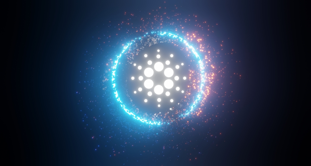 3d,Render,Of,Cryptocurrency,Cardano,Or,Ada,Coins,With,Technology